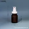 Fornecido Diretamente pelo Fabricante, Frascos Cosméticos Marrons de 100ml~120ml, Frascos de Loção de PET, Frascos Reutilizáveis
