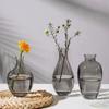 Vaso de Vidro Simples para Garrafa Hidropônica Estilo Ins de Alto Padrão Cultura em Água Transparente Decorações de Mini Arranjo de Flores para Sala de Estar Hidropônica