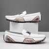 Zapatos de cuero para hombre, estilo Joker Bean, sin cordones, transpirables, talla grande, para conducir, Four Seasons 2024 Explosions Cross-border