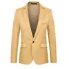 Casual masculino estilo coreano slim fit single-breasted one-button juventude primavera e outono jaqueta terno pequeno