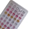 Diamante de Alto Carbono Circonita Milenio Ocho Caras Recubrimiento Rosa Super Brillante Diamantes para Uñas Pendientes de Diamante Diamante Suelto 8mm Accesorios de Joyería para Uñas