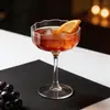 Copas de vino atmosféricas de tallo alto, copas de champán rectas, copas de plástico para vino espumoso, copas de cóctel para vino tinto, al por mayor en stock