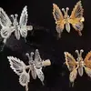 Acessório de Cabelo Avançado Borboleta Móvel Metal Molla Mariposa Mexe Crianças Antigo Grampo Lateral para Franja