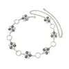 Cadena de cintura triangular estilo bohemio transfronteriza incrustada de diamantes de imitación, un accesorio sofisticado y elegante para combinar con vestidos, disponible en stock