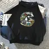 [Entrega em uma peça] Suprimento europeu e americano moletom engraçado de desenho animado anime japonês moletom feminino com capuz flanelado espessado