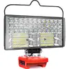 Compatible con Dewalt, Milwaukee, Makita 18V luz de 8 pulgadas USB Tipo-C