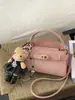 Bolso Pequeño Cuadrado Nuevo Coreano con Patrón de Lichi para Mujer 2026, Bolso Kelly de Moda Lindo de Primavera, Bolso Pequeño Cuadrado Cruzado