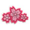 Nuevos zapatos creativos de agujeros con flores rosas, hebilla para zapatos de flores, PVC, goma suave, personalizados, DIY, hebilla decorativa, transfronterizos, en stock, venta al por mayor
