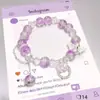 Explosões Super Fada Mori Cristal Lua Pulseira Feminina Design de Nicho Estudante Joker Cor Doce Pulseira de Namorada