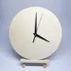 Reloj de Pared Decoración de Esfera en Blanco DIY Tablero Redondo de Madera Pintura Fluida Graffiti Infantil de Jardín de Infancia Reloj Hecho a Mano