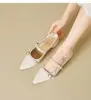 Zapatos de trabajo versátiles, cómodos y no fatigantes, zapatos estilo francés para madres, nuevo modelo popular 2026, zapatos de tacón grueso de un solo color para mujer, punta cuadrada, corte bajo