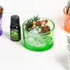 Taza de Vidrio Aromaterapia Aceite Esencial Regalo Creativo para Dormitorio, Aromaterapia sin Llama para una Sensación de Dormitorio de Alta Gama