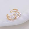 Accesorios DIY Anillo de Perlas de Plata Esterlina S925 Soporte Vacío Plata Multicuentas Soporte para Anillo de Joyería de Plata Abertura 5-6mm