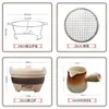 Set de Estufa para Preparar Té para Uso Doméstico en Interiores, Estufa Tradicional de Borde, Set Completo de Estufa de Arcilla para Barbacoa en el Patio