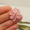 Hanfu Vintage Grampo de Cabelo Antigo Material Feito à Mão Acessórios DIY Enfeite de Cabeça Brincos Folha de Bordo Acrílico Acessórios DIY
