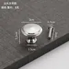Aço Inoxidável Pequena Alça Gaveta Armário Porta Redonda Metal Polegar Maçaneta Porta Liga de Zinco Preta Maçaneta Cogumelo