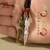 Colgante Pema Vajra de Cobre de Tres Caras Estilo Étnico Unisex Colgante de Mazo Vajra Accesorio de Moda
