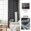 Cortinas Semioscuras de Lino Doble Cara, Cortinas de Lino Algodón Poliéster, Cortinas Modernas Sencillas para Bloquear el Sol para Dormitorio, Sala de Estar, Balcón, Ventana Saliente