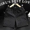 Transfronterizo Aliexpress Amazon Tendencia Pantalones Cortos Europeos Verano Hombres Pantalones Grandes Flockeados Casuales Pantalones de Playa Hombres