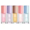 Gloss Labial Hidratante Transfronteiriço, Óleo Labial Mermaid Cintilante, Cuidado Labial Colorido Hidratante e Hidratante, Gloss Labial de Cristal