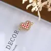 Novo Pingente Duplo em Forma de Coração Xadrez Diamante Pingente DIY Luxo Acessível Acessórios de Joias Duplos Rombo