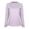Nova Roupa de Yoga Outono/Inverno 2026 Feminina Manga Longa Top Esportivo para Corrida ao Ar Livre Fitness Camiseta Versátil Camada Base Casual