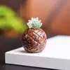 Adornos de Piña Dorada de Resina Rellena de Cristal Natural Mascota Fresca y Linda Decoraciones de Escritorio de Escritorio