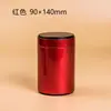 Mini Lata de Té Verde/Té Negro Portátil Pequeña Lata de Té de Hierro Lata de Metal Lata para Empaque de Té de Flores