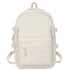 Bolsa escolar al por mayor para mujer universitaria, gran capacidad, resistente al desgaste, impermeable, estilo ins campus, nicho, simple, mochila versátil, bolsa para computadora
