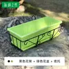Maceta para Plantar Verduras en Balcón, Maceta Rectangular, Canaleta para Flores de Plástico Extra Grande, Caja de Resina para Plantar Verduras y Fresas, Soporte Colgante