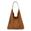 Bolso de Gamuza de Diseño Exclusivo para Mujer Otoño 2025 Nuevo Gran Capacidad Casual Versátil Bolso de Mano para Viajes Diarios Bolso de Hombro