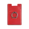 Suporte de Celular para Cartão de Comércio Exterior Universal com Suporte de Anel, Couro com Padrão Crazy Horse, Três Compartimentos para Cartão, Porta-Cartão Rfid, Personalizável com Logo