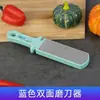 Artefacto de piedra de afilar de doble cara de esmeril multi-funcional afilador de cocina diamante para el hogar cuchillo de cocina tijeras hoja