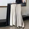 Moda de Luxo Elegante Feminina Comprimento Médio Cintura Alta Quadril V