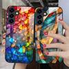 Adequado para Capa de Celular Samsung A90 S25Ultra Quebra-cabeça S23 Capa de Vidro S24 Capa Protetora A70 Criativa A54 Nova