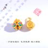 Bolsa de dinero de la suerte para accesorios diy de Oro vietnamita de larga data, Campana, Colgante de la suerte, Bolsa de la suerte, Cuentas de transferencia, Femenino