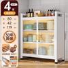 Estante de Almacenamiento Multifuncional de Cocina Piso Almacenamiento Multicapa Gabinete Estante para Horno de Microondas Gabinete Doméstico Gabinete de Almacenamiento Alacena