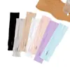 Mangas de Hielo Verano Exterior Color Sólido Estilo Coreano Mangas de Hielo para Hombres y Mujeres Protección Solar Mangas de Seda de Hielo Ciclismo Anti-UV En Caja Venta al por Mayor