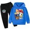 100Cm-160Cm Ropa Infantil Mediana y Grande Traje Infantil Sudadera con Capucha Sudadera + Pantalones Pb607