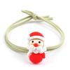 Novo elástico tridimensional de Natal corda de cabelo de cor feminina faixa de cabelo dois em um arco corda de cabelo acessórios de cabelo transfronteiriço fornecimento transfronteiriço
