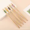 Palillos de Cinco Colores para Uso Doméstico, Palillos de Bambú Carbonizado con Impresión de Mármol, Una Persona, Un Par de Palillos, Estilo Chino, Gama Alta 10 Pares para Hotel