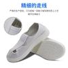 Zapatos de Lona Suave para Verano Antiestáticos de Cuatro Ojales a Prueba de Polvo Venta al por Mayor de Fábrica Taller Libre de Polvo Transpirables de Corte Bajo de Cuatro Ojales