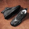 Zapatos de Algodón para Hombre Invierno Forrados de Felpa Engrosados Cálidos Botas de Nieve del Noreste Suela Gruesa Deportivos de Algodón Antideslizantes Impermeables Protección Laboral Zapatos para Hombre