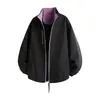 Chamarra con Bloques de Color y Cuello Alto con Logo Personalizado para Hombres y Mujeres, Marca de Moda, Elegante Chamarra Dopamina para Adolescentes, Ropa de Abrigo para Hombres