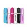 Botella Dispensadora Cosmética Portátil de 5ml, Botella Spray para Perfume Auto-Bombeante Rellenable por Abajo, Botella Vacía para Muestras Pequeñas, Botella Spray