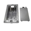 No. 5 cajas de batería de dos secciones con tapa y orificio para tornillo Soporte de batería AA de dos secciones caja de batería Soporte de batería de 3V con tapa