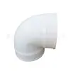 Codo de drenaje de UPVC 50upvc codo de drenaje de PVC DN40 codo de tubería de lluvia de PVC de 1.5 pulgadas al por mayor