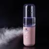 50ml Spray Instrumento de Hidratação Umidificador Facial Pequeno Portátil Recarregável Instrumento de Beleza Máquina de Spray Frio Vaporizador Facial