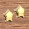 1 acero color oro acero inoxidable cuentas de agujero grande mariposa amor flor cuentas accesorios de joyería hechos a mano con cuentas