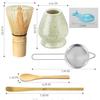 Utensilios de té matcha kit transfronterizo té matcha mezclador de té matcha juego de cuatro piezas té matcha tamizado té matcha